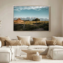 Rustic Farmhouse Wall Art Canvas Print – Framed Mountain by MyGreatCanvas | Canvas Wall Art Prints | Photo Prints & Wall Decor