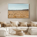 Desert Plains Wall Art Canvas Print, Golden Light Over Dry by MyGreatCanvas | Canvas Wall Art Prints | Photo Prints & Wall Decor