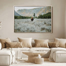 Wild Bison Wall Art Canvas Print, Majestic Mountain Pines by MyGreatCanvas | Canvas Wall Art Prints | Photo Prints & Wall Decor