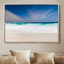 Ocean Breeze Wall Art Canvas Print, Aqua Waves and Coastal by MyGreatCanvas | Canvas Wall Art Prints | Photo Prints & Wall Decor