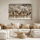 Majestic Elk Herd Winter Canvas, Elk Herd Winter Landscape by MyGreatCanvas | Canvas Wall Art Prints | Photo Prints & Wall Decor
