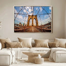 Brooklyn Bridge Manhattan Wall Art Canvas Print by MyGreatCanvas | Canvas Wall Art Prints | Photo Prints & Wall Decor