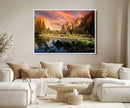 Yosemite Valley Wall Art Canvas Print – El Capitan Sunset