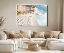 Beach Wall Art Canvas Print – Framed Coastal Seascape Summer