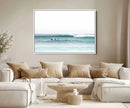 Surfing Wall Art Canvas Print – Framed Ocean Waves