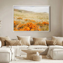 Golden Wildflowers Wall Art Canvas Print – Framed Hills by MyGreatCanvas | Canvas Wall Art Prints | Photo Prints & Wall Decor