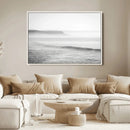 Black White Seascape Wall Art Canvas Print – Framed Ocean by MyGreatCanvas | Canvas Wall Art Prints | Photo Prints & Wall Decor