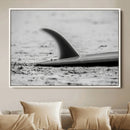 Black White Surfboard Wall Art Canvas Print – Framed by MyGreatCanvas | Canvas Wall Art Prints | Photo Prints & Wall Decor