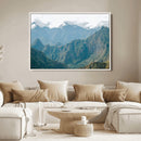 Misty Mountain Wall Art Canvas Print – Framed Cloudy Andean by MyGreatCanvas | Canvas Wall Art Prints | Photo Prints & Wall Decor