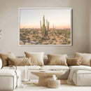 Desert Cactus Wall Art Canvas Print – Framed Desert Art by MyGreatCanvas | Canvas Wall Art Prints | Photo Prints & Wall Decor