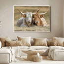 Cow Wall Art Canvas Print – Framed Rustic Animal Decor with by MyGreatCanvas | Canvas Wall Art Prints | Photo Prints & Wall Decor