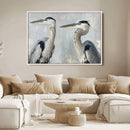 Blue Heron Wall Art Canvas Print – Coastal Bird by MyGreatCanvas | Canvas Wall Art Prints | Photo Prints & Wall Decor