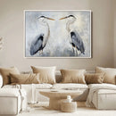 Heron Wall Art Wall Art Canvas Print, Framed Bird Canvas by MyGreatCanvas | Canvas Wall Art Prints | Photo Prints & Wall Decor