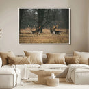 Deer Wall Art Canvas Print – Framed Rustic Wildlife Art by MyGreatCanvas | Canvas Wall Art Prints | Photo Prints & Wall Decor