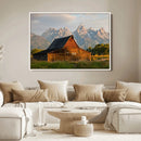 Rustic Barn Wall Art Canvas Print – Framed Western Landscape by MyGreatCanvas | Canvas Wall Art Prints | Photo Prints & Wall Decor