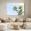 Palm Trees Wall Art Canvas Print – Framed Tropical Aesthetic by MyGreatCanvas | Canvas Wall Art Prints | Photo Prints & Wall Decor