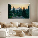 Mountain Landscape Wall Art Canvas Print – Framed Forest by MyGreatCanvas | Canvas Wall Art Prints | Photo Prints & Wall Decor