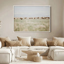 Bison Herd Wall Art Canvas Print – Framed Western Landscape by MyGreatCanvas | Canvas Wall Art Prints | Photo Prints & Wall Decor