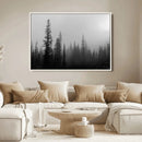 Misty Pines Wall Art Canvas Print – Framed Woodland by MyGreatCanvas | Canvas Wall Art Prints | Photo Prints & Wall Decor
