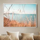 Golden Beach Grass Wall Art Canvas Print – Ocean Breeze Soft by MyGreatCanvas | Canvas Wall Art Prints | Photo Prints & Wall Decor