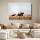 Western Cowboys Wall Art Canvas Print – Framed Rustic by MyGreatCanvas | Canvas Wall Art Prints | Photo Prints & Wall Decor
