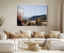 Rustic Landscape Wall Art Canvas Print – Serene Valley Scene