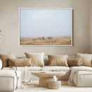 Foggy Plains Wall Art Canvas Print – Framed Horseback Riders by MyGreatCanvas | Canvas Wall Art Prints | Photo Prints & Wall Decor