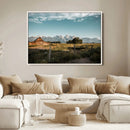 Rustic Farmhouse Wall Art Canvas Print – Framed Mountain by MyGreatCanvas | Canvas Wall Art Prints | Photo Prints & Wall Decor