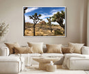 Joshua Tree Desert Wall Art Canvas Print – Framed