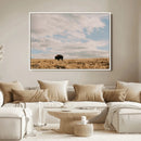American Wild Bison Wall Art Canvas Print – Framed Rustic by MyGreatCanvas | Canvas Wall Art Prints | Photo Prints & Wall Decor