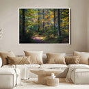 Autumn Forest Wall Art Canvas Print – Framed Fall Woodland by MyGreatCanvas | Canvas Wall Art Prints | Photo Prints & Wall Decor