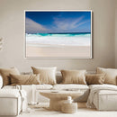Ocean Breeze Wall Art Canvas Print, Aqua Waves and Coastal by MyGreatCanvas | Canvas Wall Art Prints | Photo Prints & Wall Decor