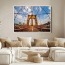 Brooklyn Bridge Manhattan Wall Art Canvas Print by MyGreatCanvas | Canvas Wall Art Prints | Photo Prints & Wall Decor