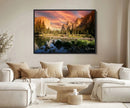 Yosemite Valley Wall Art Canvas Print – El Capitan Sunset