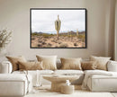 Saguaro Cactus Wall Art Canvas Print – Framed Desert