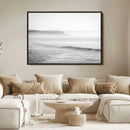 Black White Seascape Wall Art Canvas Print – Framed Ocean by MyGreatCanvas | Canvas Wall Art Prints | Photo Prints & Wall Decor
