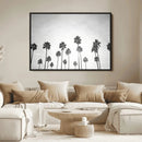 Monochrome Palms Wall Art Canvas Print – Framed Minimalist by MyGreatCanvas | Canvas Wall Art Prints | Photo Prints & Wall Decor