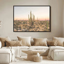 Desert Cactus Wall Art Canvas Print – Framed Desert Art by MyGreatCanvas | Canvas Wall Art Prints | Photo Prints & Wall Decor