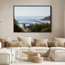 Tropical Beach Scene Wall Art Canvas Print – Framed Coastal by MyGreatCanvas | Canvas Wall Art Prints | Photo Prints & Wall Decor