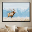 Mountain Elk Wall Art Canvas Print – Framed Rustic Wildlife by MyGreatCanvas | Canvas Wall Art Prints | Photo Prints & Wall Decor