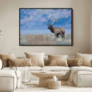 Elk Wall Decor Canvas Print – Framed Rustic Wildlife Art by MyGreatCanvas | Canvas Wall Art Prints | Photo Prints & Wall Decor