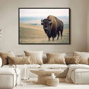 Bison Wall Art Canvas Print – Framed Buffalo Canvas Picture by MyGreatCanvas | Canvas Wall Art Prints | Photo Prints & Wall Decor
