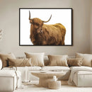 Highland Cow Wall Art Canvas Print – Framed Farmhouse Wall by MyGreatCanvas | Canvas Wall Art Prints | Photo Prints & Wall Decor