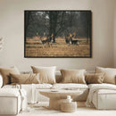 Deer Wall Art Canvas Print – Framed Rustic Wildlife Art by MyGreatCanvas | Canvas Wall Art Prints | Photo Prints & Wall Decor