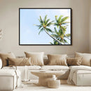 Palm Trees Wall Art Canvas Print – Framed Tropical Aesthetic by MyGreatCanvas | Canvas Wall Art Prints | Photo Prints & Wall Decor