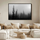 Misty Pines Wall Art Canvas Print – Framed Woodland by MyGreatCanvas | Canvas Wall Art Prints | Photo Prints & Wall Decor