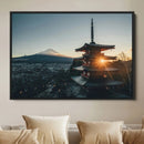 Mount Fuji Wall Art Canvas Print Framed Japan Travel Art by MyGreatCanvas | Canvas Wall Art Prints | Photo Prints & Wall Decor