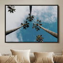 Tropical Palm Trees Wall Art Canvas Print Framed California by MyGreatCanvas | Canvas Wall Art Prints | Photo Prints & Wall Decor