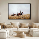 Western Cowboys Wall Art Canvas Print – Framed Rustic by MyGreatCanvas | Canvas Wall Art Prints | Photo Prints & Wall Decor