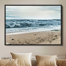 Ocean Wall Art Canvas Print – Moody Coastal Seascape Scene